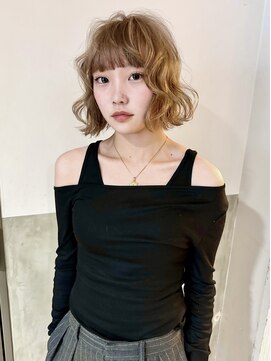 ピア(Pia) 王道に可愛いbeigecolor × ボブ