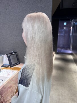 ペレ 栄店(PELE) ホワイトグレージュ/デジタルパーマ/チェリーブラウン/栄