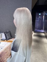 ペレ 栄店(PELE) ホワイトグレージュ/デジタルパーマ/チェリーブラウン/栄