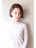 上質な大人可愛いボブ×オーガニックカラー