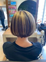 ヘアリゾート粋 ティガ 池袋店(tiga)&nbsp;ショートボブ/ハイライトカラー
