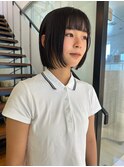 シンプル内巻きボブ