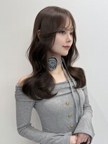 ハピネス 梅田茶屋町店(HAPPINESS)&nbsp;韓国風/レイヤーカット/顔周り/顔まわり/髪質改善/ベージュ