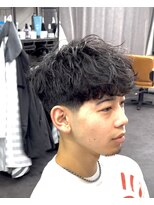 マーレ 宇部高校前店(MARE)&nbsp;フリンジカット×テーパーフェード