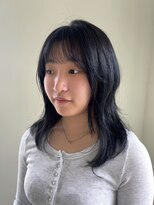 エクファ ヘア シェリル 草津 南草津店(ex-fa hair cherir) ミディアムヘア/暗めカラー/グランマッシュ/南草津