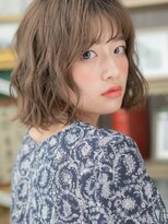 カバーヘア ブリス 大宮西口(COVER HAIR bliss) グレーベージュ小顔ゆるふわボブパーマA2大宮20代30代40代