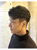 ブルニール 中崎町(BLEUNIR)&nbsp;フェザーパーマ/ビジネスパーマ/センターパート