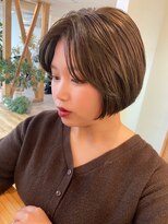 コルク バイ マグ 松本駅前(COLK by Mag) 冬の大人可愛い◎小顔ショートボブ×透明感グレージュ