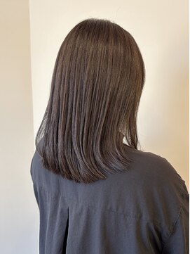 ラベンダーグレージュ☆まとまりミディアム