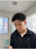 メンズショート×ツイストパーマ