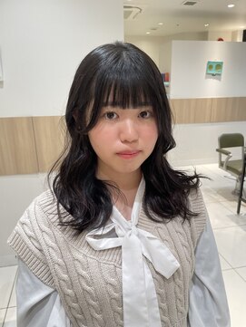 くびれレイヤー/ハッシュカット/トリートメント