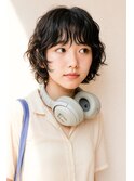 原宿マッシュショートマッシュウルフニュアンスパーマレイヤー