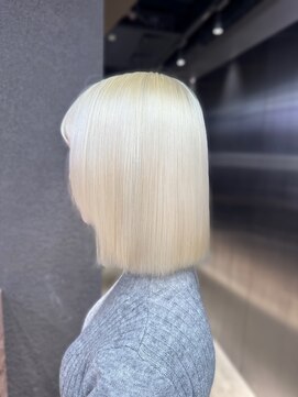 エン 栄店(enne) 大人ガーリー/ダークアッシュ/ミディアムレイヤーカット/栄