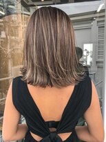 ヘアーサロングランデ(HAIR SALON GRANDE)&nbsp;ハイライトカラーミルクティーベージュレイヤーカット