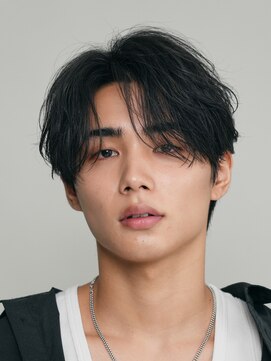 フィフス 札幌大通(fifth) 札幌ニュアンスパーマセンターパート微分けカルマパーマ毛流れ