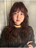 くびれヘア/顔周り/韓国/ボブ/レイヤーカット/前髪/カラー/横浜