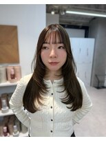 ザシェノンウメダ(THA CHAINON UMEDA) イメチェン/ピンクベージュ/アンブレラカラー/前髪/心斎橋