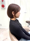ココアブラウン×レイヤーカット