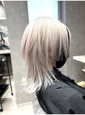 中性ハイトーンウルフ×EXケアブリーチ