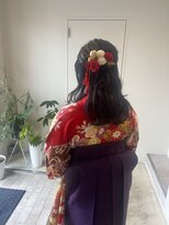 マカナワークス(makana works)&nbsp;ハーフアップ 波巻き