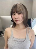 ブラウンセクションカラー