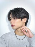 横浜ニュアンスパーマ/毛流れセンターパート/20代30代