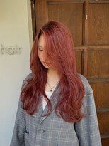 レビーヘアー(Revie hair) *ブリーチなしダブルカラーのチェリーレッド*