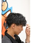 波巻きパーマ
