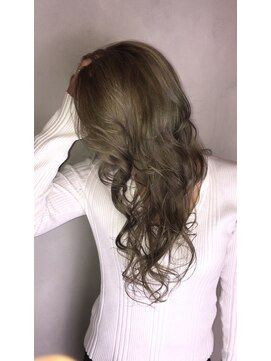 ラトリエ ブロカント 立川北口店(L'atelier BROCANTE) マーメイドアッシュ ヴェールウエーブ フェザーロング