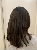 ナチュラルにまとまりやすい様にカット☆ダークグレージュ☆