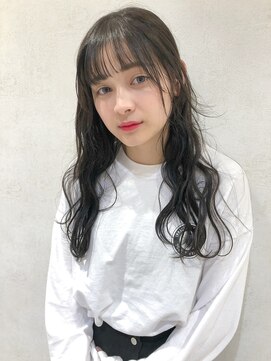 パーク(PAAQ) 【田中智大】シースルーバング×レイヤーロング（ダークカラー）