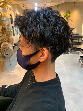 ティダスマイル(tida smile) メンズカット×ツイストパーマ