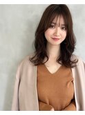 ☆ヘルシースタイルショコラアッシュ艶髪ふんわりカールミディ