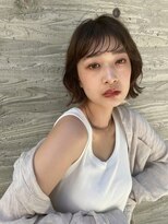 ロンドプランタン 恵比寿(Lond Printemps)&nbsp;ナチュラル韓国風くびれふんわりミディアムボブ【中居】