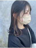 インナーカラー×オレンジ◎20代30代40代