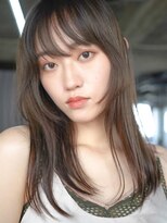 オーリーエトワ 御器所(oorry.etwa) 顔まわり小顔カットベージュカラー大人レイヤーカット