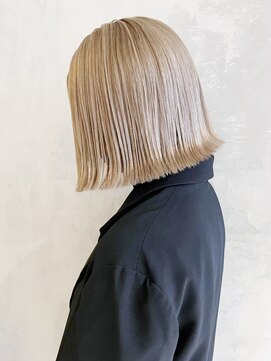 アルバム 渋谷パルコ(ALBUM) ブロンドボブ_チェリーブラウンフェミニンロング_ba358672