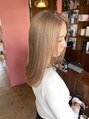 グート ヘアーメイク(gut HAIR MAKE)&nbsp;ワンブリーチでも髪の状態によってはここまで明るくなります！