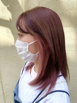 インデックスヘアーユー 錦糸町店(in'dex hair - U) ピンクインナー錦糸町/錦糸町駅/錦糸町北口/ハイトーン］