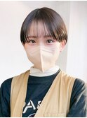 マッシュショート_ピンクベージュインナーグレージュ_ba463571