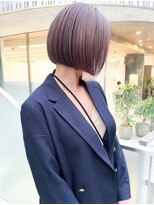 ジルブラン(JIL BLAN) ハイライトバレイヤージュダブルカラーショートカット30代40代