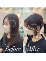 コンティロミー(CONTI ROMMY.)&nbsp;結んでも可愛い顔まわりカット/サイドバングが人気◎