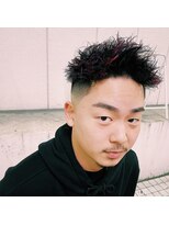 ソリズ ヘア クルー 池袋(SOLIZ HAIR CREW)&nbsp;ダークアッシュ/ニュアンスパーマ/韓国マッシュ[池袋駅/理容室]