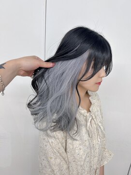 サイ アオヤマ(sai AOYAMA) インナーカラー/イヤリングカラー/韓国風ヘア/グレージュ