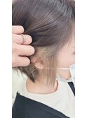 イヤリングカラー/ハイトーンカラー/30代/40代/50代