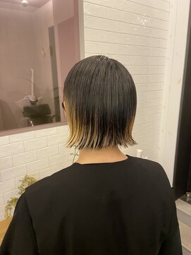 グッデイ ヘアー(GOOD DAY HAIR) 秋色透明感カラーこなれミディくすみベージュオリーブカラー