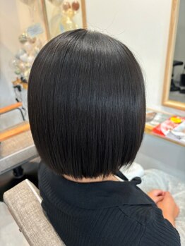 タズヘアー(Taz hair)の写真/【ダメージレス縮毛矯正】髪質に合わせて薬剤を選定。自然な仕上がりで理想のストレートが叶います♪