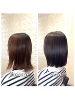 アウラ(aura) カット+ハーバルカラー+艶髪トリートメント