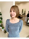 アメリ女子の顔周りカット♪