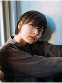 A BY WHO江坂/ミニボブ/ショートボブ/透明感カラー